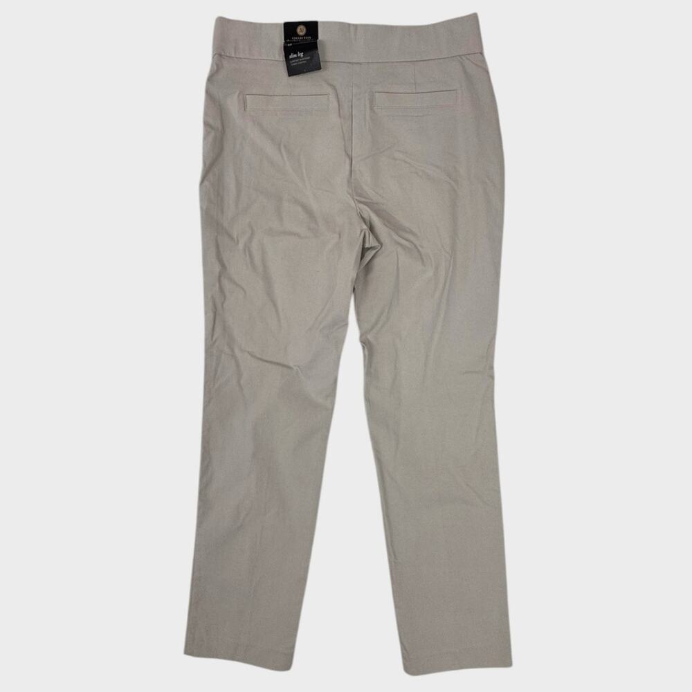 JM Collection Womens Medium Beige Core Pant NEW NWT Slim Leg Pull On - Picture 5 of 9